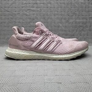 Adidas Ultraboost Shoes Womens Size 10.5 Pink Mesh Running Sneakers GV7721